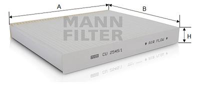 Filtro de Cabine Mann CU2545/1