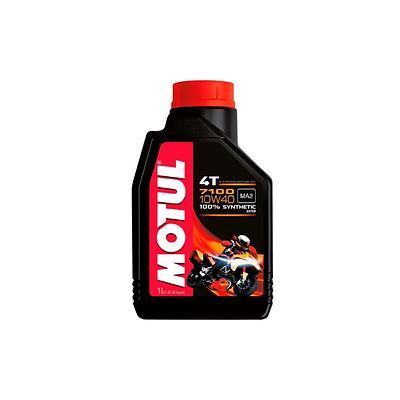 Óleo de Motor Moto 4T Motul 10W40 7100 Jaso MA2 Api SN Sintético 1L