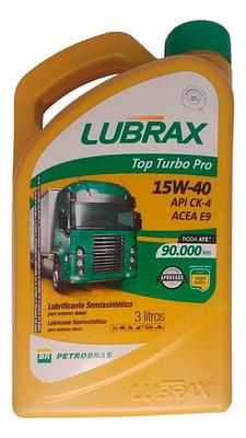 Óleo de Motor Diesel Lubrax 15W40 Top Turbo Pro SS API CK-4/CJ-4 Semissintético 3L