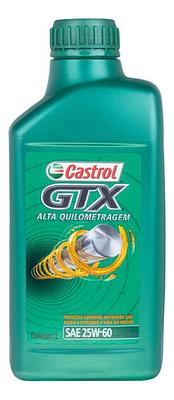 Óleo de Motor Castrol 25W60 GTX Anti-Borra Api SL Mineral 1L