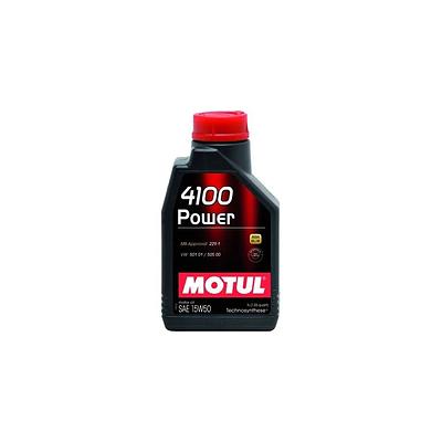 Óleo de Motor Motul 15W50 4100 Power Api SL/CH Semissintético 1L