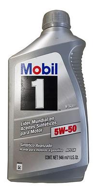 Óleo de Motor Mobil 5W50 Rally Formula Api SN Sintético 946ml