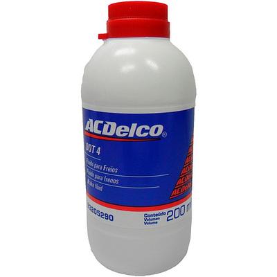 Fluido de Freio Dot 4 Ac Delco 93205290 200ML