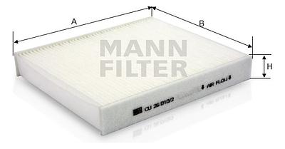Filtro de Cabine Mann CU26010