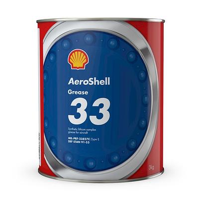 Graxa de Aeronave Aeroshell Grease 33 Mil-Prf-23827C (Type I) SAE AMS 3052 3kg = 6,6lb