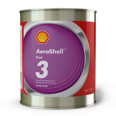 Fluido Hidráulico de Aeronave Aeroshell 3 Mil-Prf-7870E 3,78L = 1gal