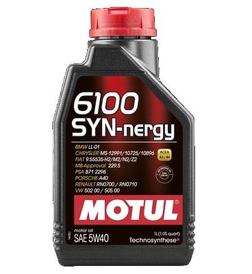 Motul 5W40 6100 Syn-Nergy Sn Semissintético 1L