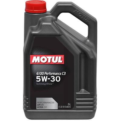 Óleo de Motor Motul 5W30 6100 Performance C3 API SN ACEA C3 Sintético 5L