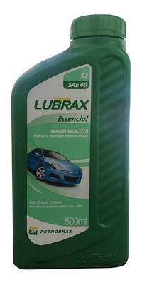Óleo de Motor Lubrax 40W SL Essencial Mineral 500ml
