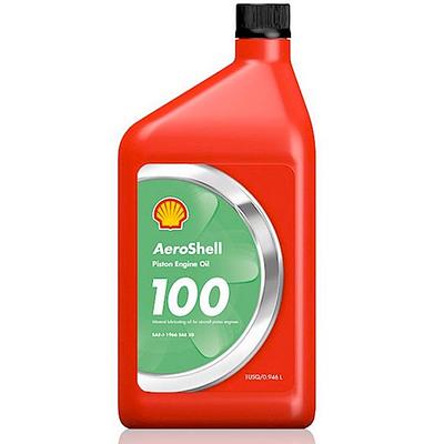Óleo de Motor de Aeronave Aeroshell Pistão 100 SAE J-1966 Grade SAE 50 946ml = 1usq