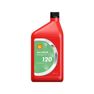 Óleo de Motor de Aeronave Aeroshell Pistão 120 SAE J-1966 Grade SAE 60 946ml = 1usq