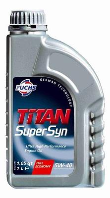 Óleo Fuchs Titan Supersyn Sn 5W40 Sintético 1L