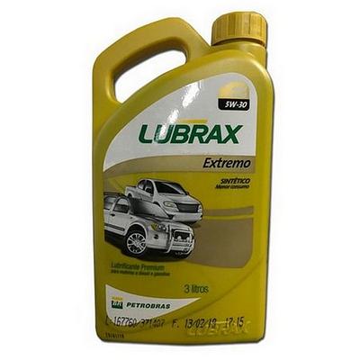 Óleo Lubrificante do Motor Lubrax Extremo 5W30 Sintético 3L