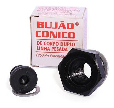 Bujão Cônico Corpo Duplo 22M