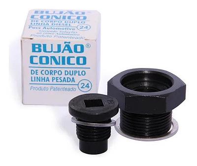 Bujão Cônico Corpo Duplo 24MM