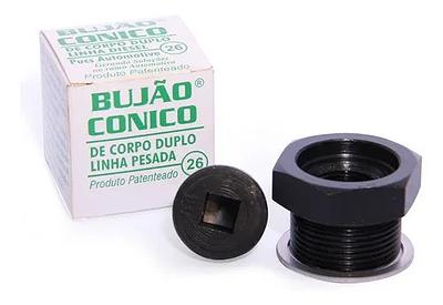 Bujão Cônico Corpo Duplo 26MM