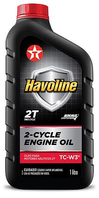 Óleo de Motor Texaco Havoline 2T Nautico TC W3 API TCW3 1L