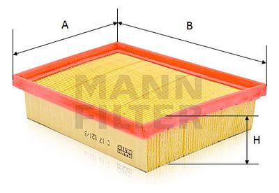 Filtro de Ar Mann C17021/3