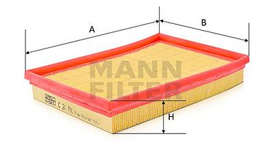 Filtro de Ar Mann C24700