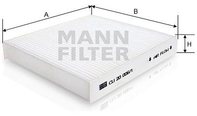 Filtro de Cabine Mann CU20006